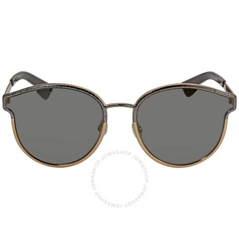 Dior Gray Geometric Ladies Sunglasses DIORSYMMETRIC 